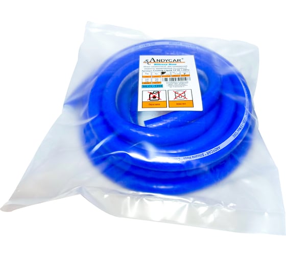 Шланг силиконовый 12x20 мм, 1 МПа, бухта 5 м, до +180°С Andycar SILCL-1205