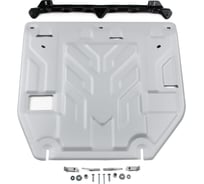 Защита картера и кпп Rival для geely monjaro 2022-н.в., алюминий 3 мм, штампованная 333.1930.1