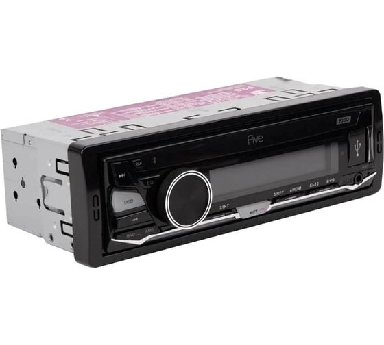 Автомагнитола FIVE 1din, зеленая, Bluetooth, USB, AUX, SD, FM F20G