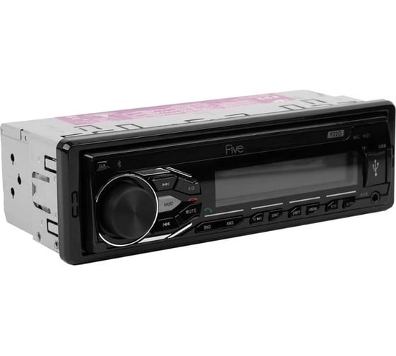Автомагнитола FIVE 1din, зеленая, Bluetooth, USB, AUX, SD, FM F22G