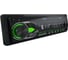Автомагнитола FIVE 1din, зеленая, Bluetooth, USB, AUX, SD, FM F22G 1