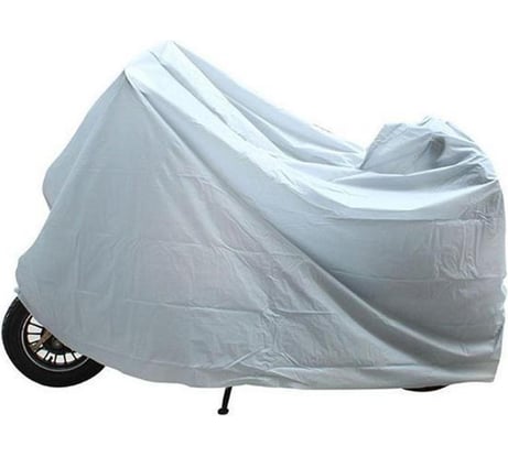 Защитный чехол тент на мотоцикл ZDK Silver Размер L 230x130x95 см PEVA ZDKMOTOSilverL