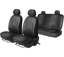 Универсальные чехлы для автомобильных сидений AutoFlex комплект 4 шт, экокожа SC.U4.TW