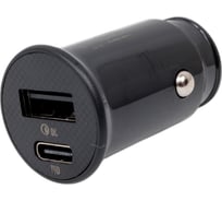 Зарядное устройство от прикуривателя автомобиля КОСМОС USB TYPE-C 20Вт KCCH20WUSBTC