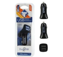 Зарядное устройство Nova Bright для мобильных телефонов 2 USB-порта, 12/24В 46899