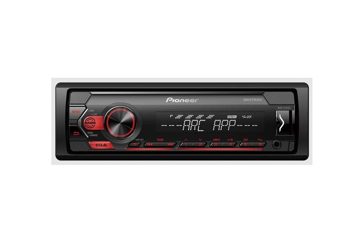 Автомагнитола PIONEER MVH-S125UI - выгодная цена, отзывы, характеристики,  фото - купить в Москве и РФ