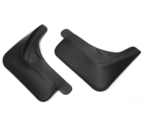 Брызговики задние для Renault Rival Kaptur 2016-н.в., термоэластопласт, 2 шт., без крепежа, 24707002