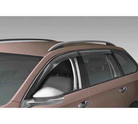 Дефлекторы окон Rival Premium для Skoda Octavia A7 универсал 2013-2019, листовой ПММА, 4 шт., 35101006