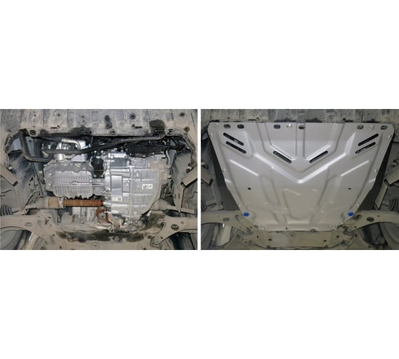 Защита картера и КПП Rival для Ford, ал. 4 мм 333.1850.1