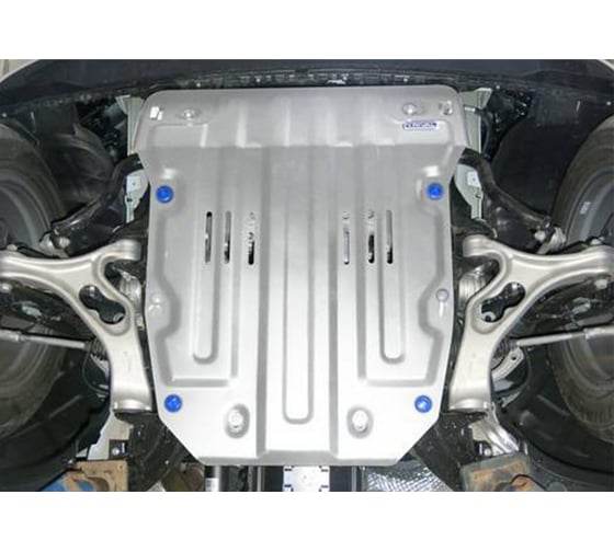 Защита картера Rival для Porsche Cayenne II 958 (V-3.0D; 4.8T) 2010-2014//VW Touareg II (V-3.0D; 3.6) 2010-2014 333.5824.2