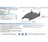 Защита картера и КПП Rival для Citroen C4, Mitsubishi, Lancer, Outlander, Peugeot, ал. 4 мм 333.4037.1 5