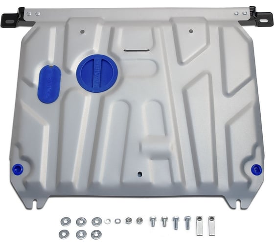 Защита картера и КПП Rival для Hyundai Solaris I (V - 1.4; 1.6) 2010-2017/Kia Rio III (V - все) 2011-2017 333.2343.1