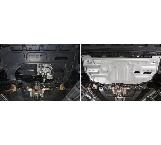 Защита картера и КПП Rival Jetta VA3/Seat Ibiza/Skoda Fabia/Fabia RS/Rapid/Roomster/Volkswagen Polo 333.5842.1