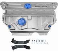 Защита картера и КПП Rival для Skoda Octavia 2013-2017/Octavia 2017-н.в, алюминий 4 мм 333.5114.1