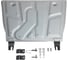 Защита картера и КПП Rival для Toyota RAV4 XA30 рестайлинг (V - 2.0; 2.2D; 2.4; 3.5) 2010-2013/Toyota RAV4 CA40 (V - 2.0; 2.0D; 2.2D) 2012-2019 333.5709.1 1
