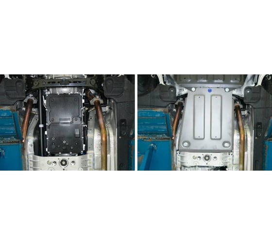 Защита КПП Rival для Hyundai Genesis 4WD, алюминий 4 мм 333.2355.1