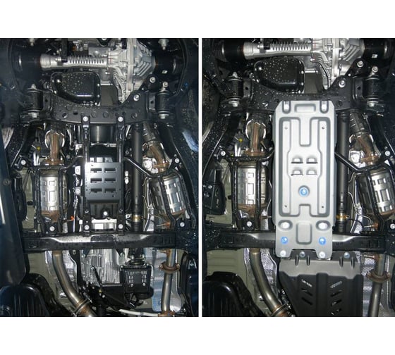 Защита КПП Rival для Lexus LX III 2007-2021/Toyota Land Cruiser 200 2007-2021, ал. 4 мм 333.9507.1