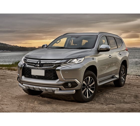 Защита переднего бампера для Mitsubishi Pajero Sport 2016-, Rival R.4012.004