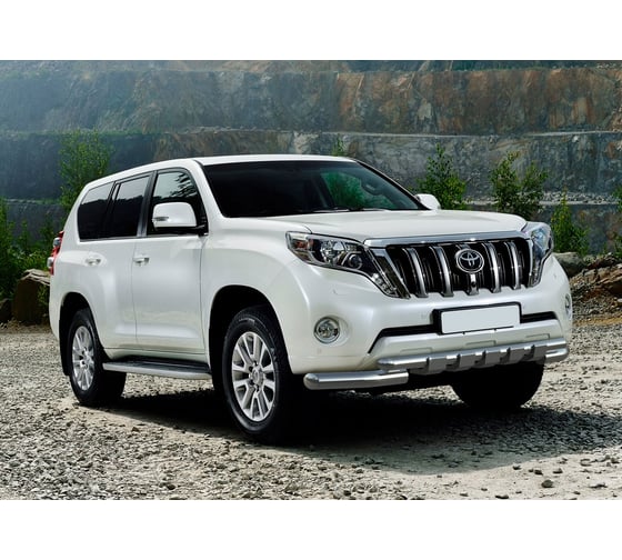 Защита переднего бампера для Toyota Land Cruiser Prado 150 2009-2013-2017, Rival R.5704.034