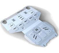 Защита радиатора и картера для Toyota Fortuner 4WD 2017-н.в./Hilux 4WD 2015-н.в Rival 333.5710.1.6