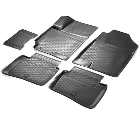 Коврики в салон автомобиля Rival для Hyundai Solaris/Kia Rio/Rio X/Rio X-Line, 5 частей 12305007