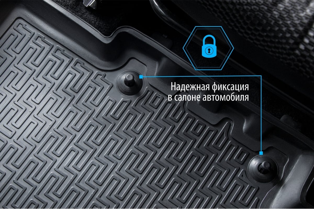 Коврики салона Rival для Nissan Qashqai 5-дв. 2014-2015, 5 шт. 14105001 -  заказать в интернет-магазине: цена, описание, отзывов - 1.