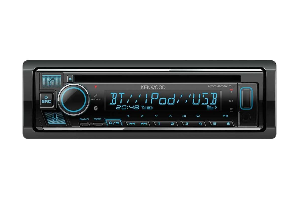 Автомагнитола KENWOOD KDC-BT640UDSP - выгодная цена, отзывы,  характеристики, фото - купить в Москве и РФ