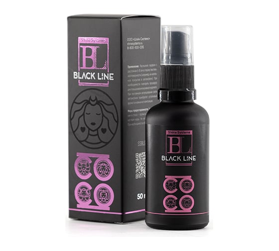 Ароматизатор для авто и дома Shine systems Black line coco, 50 мл SSBL979 1