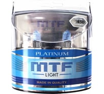 Галогеновая лампа MTF Light Platinium H3, 12 В, 55 Вт, 1450 Лм, 3800 К 50751