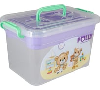 Контейнер для детской аптечки с вкладышем Полимербыт POLLY 6.5 л 438992000