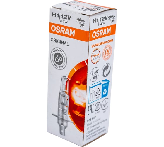 Автолампа Osram H1 55 P14.5s 12V 64150