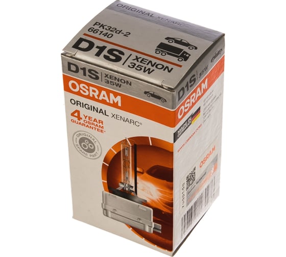 Автолампа OSRAM D1S 35 PK32d-2 XENON XENARC 4300K 85V ,1,10 66140