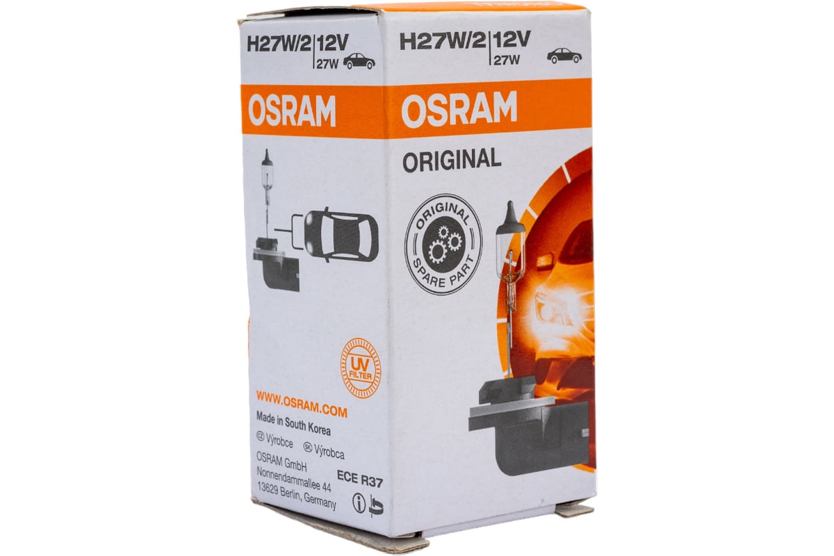 Автолампа OSRAM H27W, 2 PGJ13 HALOGEN 12V,1,10 881 - выгодная цена, отзывы,  характеристики, фото - купить в Москве и РФ