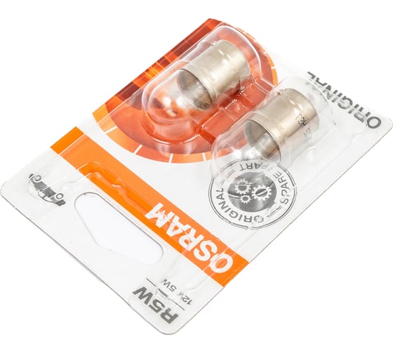 Автолампа Osram R5W BA15s, 2шт 12V ,1,10 5007-2BL