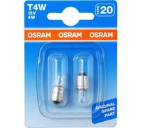 Автолампа, 2шт. OSRAM T4W BA9s 12V ,1,10 3893-02B