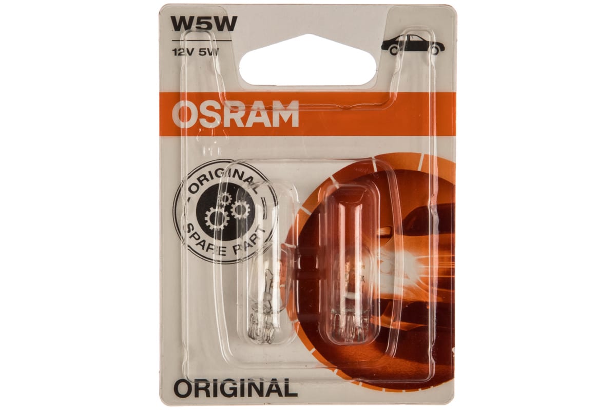 Osram Original Line 2825 W5W 12V 5W W2.1x9.5d Blister - 2 Stück