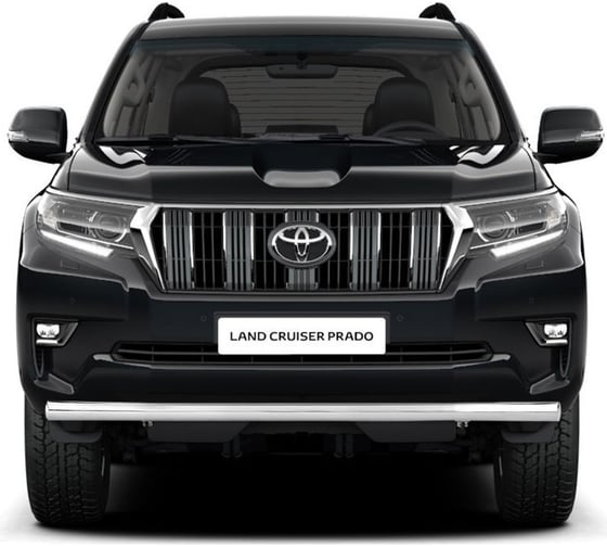 Защита переднего бампера PT Group одинарная Ø63мм (НПС) TOYOTA LC Prado 150 2017-, TPR220207