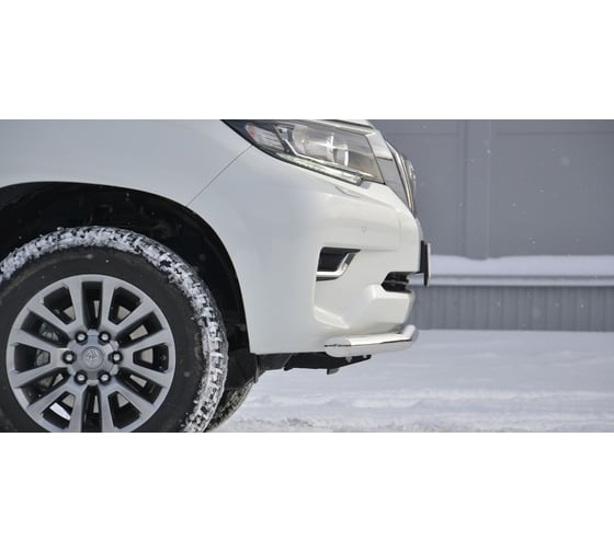 Защита переднего бампера PT Group одинарная Ø63мм (НПС) TOYOTA LC Prado 150 2017-, TPR220207