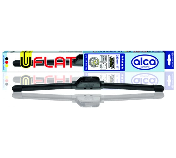 Щетка стеклоочистителя бескаркасная U-FLAT 11''/280 мм Alca 170110
