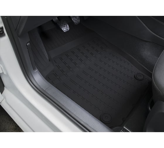 Коврики салона Rival литьевые, для Volkswagen Polo, седан, 2009-н.в, 5 шт. 65804001