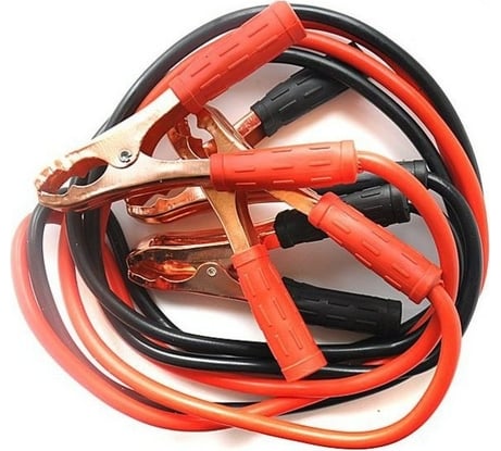 Пусковые провода AUTOVIRAZH 400 А, в пакете с ручками, комплект AV-950400