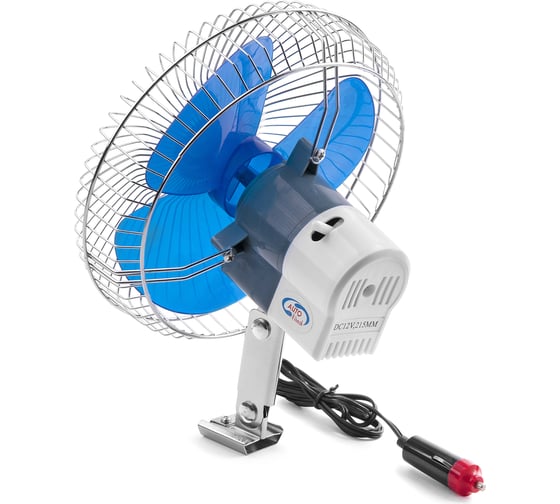 Вращающийся вентилятор 8 на кронштейне 12 V AUTOVIRAZH AV-28120
