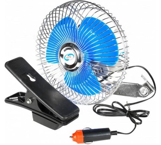 Вращающийся вентилятор 6 на кронштейне 12 V AUTOVIRAZH AV-26120