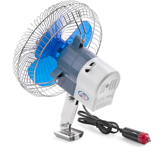 Вращающийся вентилятор 6 на кронштейне 12 V AUTOVIRAZH AV-26120
