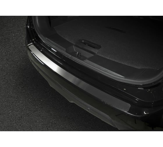 Накладка на задний бампер Rival для Nissan X-Trail 2015-н.в., нерж. сталь,1 шт., NB.4113.1