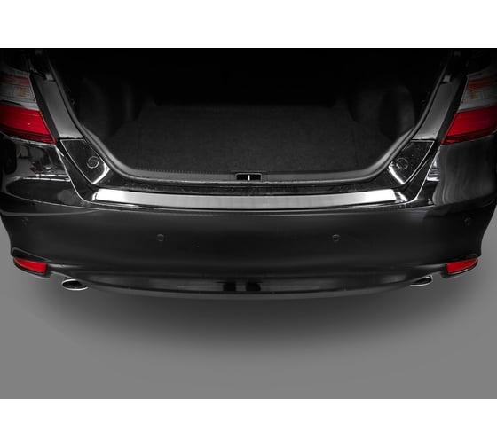 Накладка на задний бампер Rival для Toyota Camry 2014-2017, нерж. сталь, 1 шт. NB.5708.1