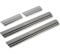 Накладки на пороги Rival для Ford Focus III 2015-н.в, нерж. сталь, 4 шт. NP.1801.3