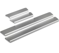 Накладки на пороги Rival для Subaru XV 2017-н.в, нержавеющая сталь, 4 шт. NP.5401.3