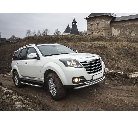 Пороги алюминиевые Rival Premium для DW Hower H3 V - 2.0 ,173 см, 2 шт A173ALP.2001.4