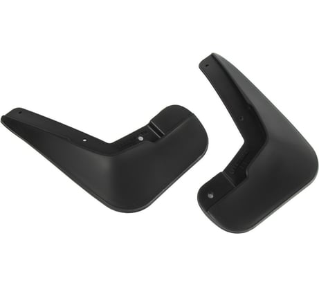 Брызговики передние Rival для Lada Largus Cross универсал 2014-2021, термоэластопласт, 2 шт., с крепежом, 26003003